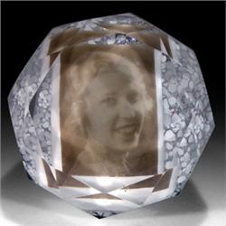 165: Antique Photo Paperweight