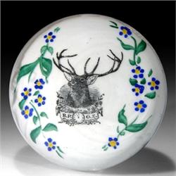 170: Antique American Elk's Club Paperweight