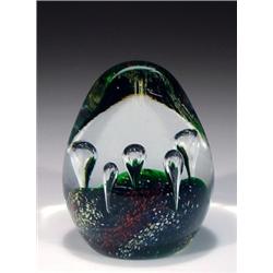 177: Abstract Design Egg-shaped Paperweight