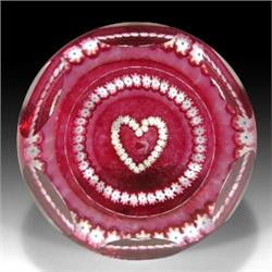 179: Caithness Glass Hearts Paperweight