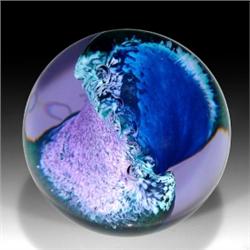 181: Caithness Glass Wavecrest Paperweight