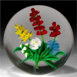 192: Ken Rosenfeld 1993 Floral Paperweight
