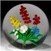 Image 1 : 192: Ken Rosenfeld 1993 Floral Paperweight