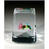 Image 1 : 193: Ken Rosenfeld 1998 Block Paperweight