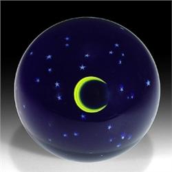 200: Lundberg Studios 1998 Moon Paperweight