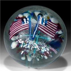 239: Antique American Patriotic Paperweight