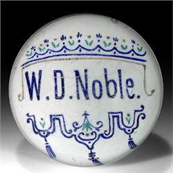 245: Antique American Plaque Paperweight