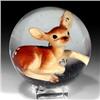 Image 1 : 263: Sulphide Large Glass Marble Spotted Fawn