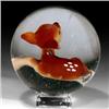Image 2 : 263: Sulphide Large Glass Marble Spotted Fawn