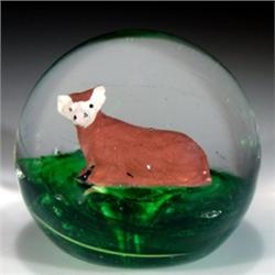 268: Tom St. Clair Studio Cow Paperweight