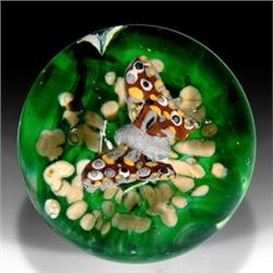 269: Tom St. Clair Studio Moth Paperweight