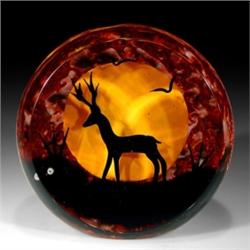 277: William Manson 1999 Buck Paperweight