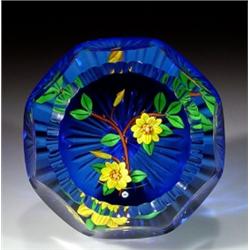 285: William Manson 1999 Flower Paperweight