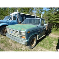1984 FORD F250 XL DIESEL TRUCK