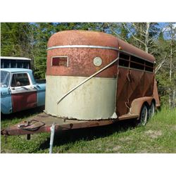 1985 TANDEM AXLE 14' STOCK TRAILER