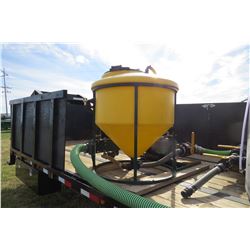 3" CHEM HANDLER, PUMP AND 3150 GALLON POLY TANK