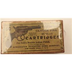 18BJ-6 FULL BOX .41 CALDesirable full “picture” box (picture of Colt  Model 1877 Thunderer DA revolv