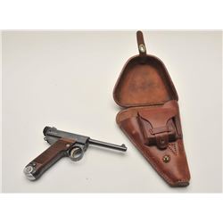 17MH-2 NAMBU #24507Japanese Nambu Type 14 small guard  semi-automatic pistol, 8mm caliber, blued  fi