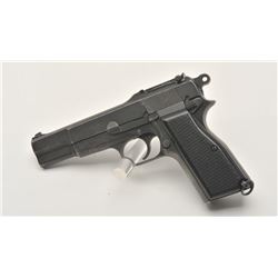 17MH-8 INGLIS MKI PISTOL #4CH3522Inglis MK 1 semi-automatic pistol, 9mm  caliber, mat black finish, 