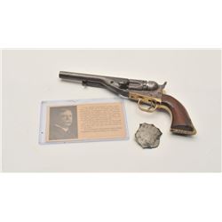 18AF-1 COLT 62 #1922Colt Model 1862 Police conversion revolver,  .36 caliber, 5.5” barrel, blued and