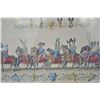 Image 1 : EVE-32 4-LITHOGRAPHSSuite of 4 hand colored lithographs of  knights with identity of crests under  s