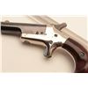 Image 4 : 18BL-3 COLT THIRD MDL #NSNVColt Third Model Derringer, .41 caliber,  serial #NSNV.  The pistol is in