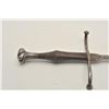 Image 2 : 18AT-4 BOAR SWORD17th century boar or hunting sword with  armourer marked blade and replaced wooden 
