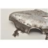 Image 4 : 18AT-13 EXCAVATED CHANFRONExcavated chanfron or defense for a horse  with partial mail attached. Pos