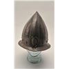 Image 1 : 18AT-15 PORTUGESE HELMET16th-17th century black and white cabaset  measuring almost 10” thigh crown.