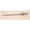 Image 1 : 18AT-9 VICTORIAN RAPIERVictorian broadsword with fancy etched blade.  Well-formed blade and pommel. 