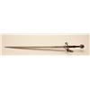 Image 5 : 18AT-9 VICTORIAN RAPIERVictorian broadsword with fancy etched blade.  Well-formed blade and pommel. 