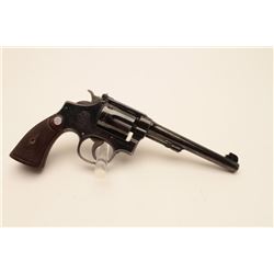 18BL-1 S& W #13470Smith and Wesson Outdoorsman revolver, .22  Long Rifle caliber,  #669609.  The