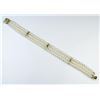 Image 1 : 18CAI-13 PEARL BRACELETExtra Fine Pearl bracelet featuring three  rows of round cultured Pearls aver