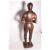 Image 3 : EVE-2 CARVED & PAINTED KNIGHT18th Century carved and painted jesso figure  of life size (68” tall) k