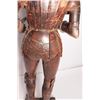 Image 5 : EVE-2 CARVED & PAINTED KNIGHT18th Century carved and painted jesso figure  of life size (68” tall) k