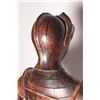 Image 7 : EVE-2 CARVED & PAINTED KNIGHT18th Century carved and painted jesso figure  of life size (68” tall) k