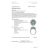 Image 4 : 18CAI-5 AQUAMARINE & DIAMOND RINGCaptivating Princess Diana style ring  featuring an oval blue Aquam