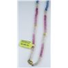 Image 3 : 18CAI-8 SAPPHIRE NECKLACEGorgeous Sapphire necklace featuring  briolette cut rainbow colored natural