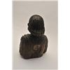 Image 5 : EVE-73 SPANISH COLONIAL RELIQUARYSpanish Colonial reliquary for candle of  carved wood in form of Sa