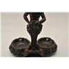 Image 3 : EVE-6 CARVED WOOD CENTERPIECEBeautifully carved wood center piece showing  “Baccus” with grapes and 
