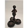 Image 6 : EVE-6 CARVED WOOD CENTERPIECEBeautifully carved wood center piece showing  “Baccus” with grapes and 