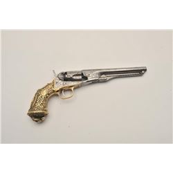 18BD-11 COLT 1862 POLICE ENGRAVEDIconic Colt 1862 Police .36 caliber  percussion revolver fully and 