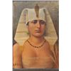 Image 1 : EVE-18 OIL ON CANVAS19th to early 20th century oil on canvas of  Egyptian princess in vintage origin