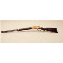 18AL-35 WINCHESTER BAYESImportant rare early Bayes Patent Winchester  brass framed lever action rifl