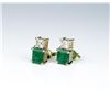 Image 3 : 18CAI-7 EMERALD & DIAMONDAmazing GIA certified fine matching Colombian  Emeralds weighing 2.08 carat