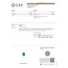 Image 6 : 18CAI-7 EMERALD & DIAMONDAmazing GIA certified fine matching Colombian  Emeralds weighing 2.08 carat