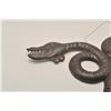Image 5 : EVE-46 TWO HAND FORGED SNAKESTwo handed forged Spanish colonial era snakes  for decorating coach. Me