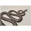 Image 6 : EVE-46 TWO HAND FORGED SNAKESTwo handed forged Spanish colonial era snakes  for decorating coach. Me