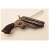 Image 2 : 18CF-4 ENGRAVED STARR DERRINGERRare period engraved Starr 4 barrel “Button  Trigger” derringer in .3