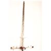 Image 4 : 18AT-2 2 HAND SWORDSTwo handed sword with wavy blade in 16th  century style. Armorer made in 19th ce